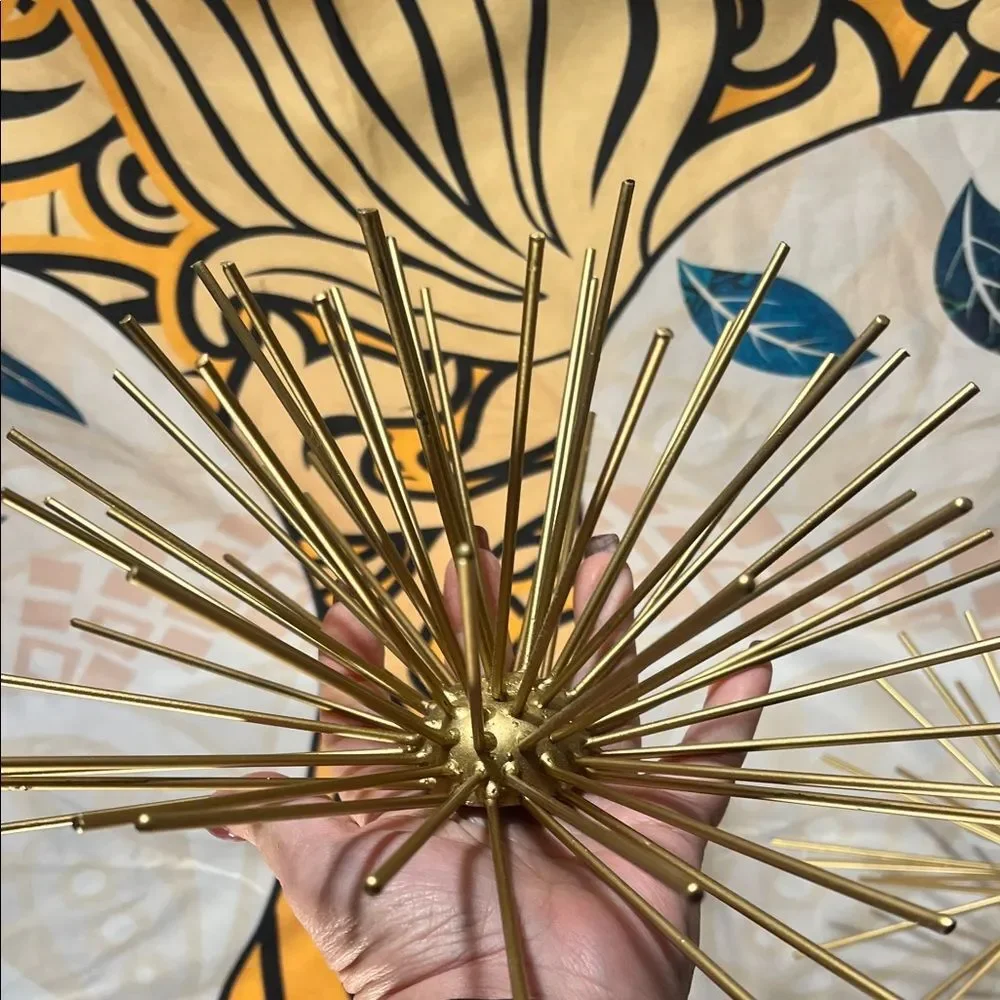 Elegant Gold Starburst Wall  Decor
